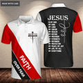 Slash Faith Over Fear Mu God Polo Shirt