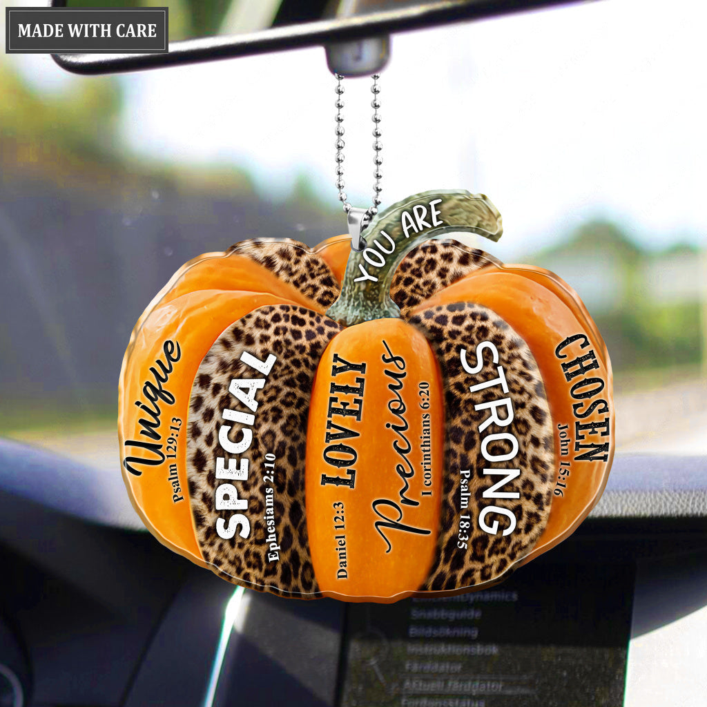 Pumpkin God says you are Car Hanging Ornament