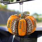 Pumpkin God says you are Car Hanging Ornament