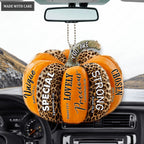 Pumpkin God says you are Car Hanging Ornament