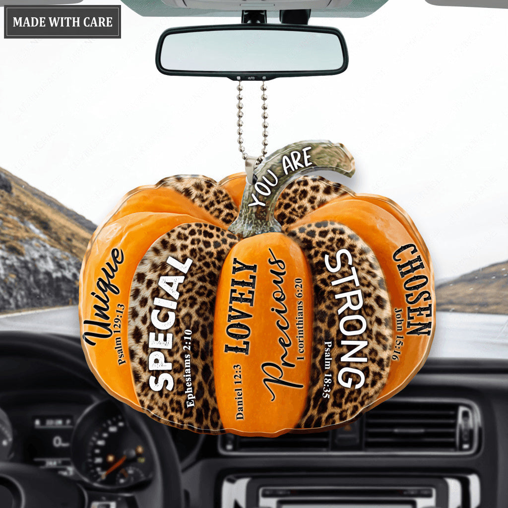 Pumpkin God says you are Car Hanging Ornament