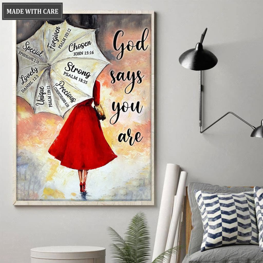 God Says You Are Chosen, Special...Wall Art