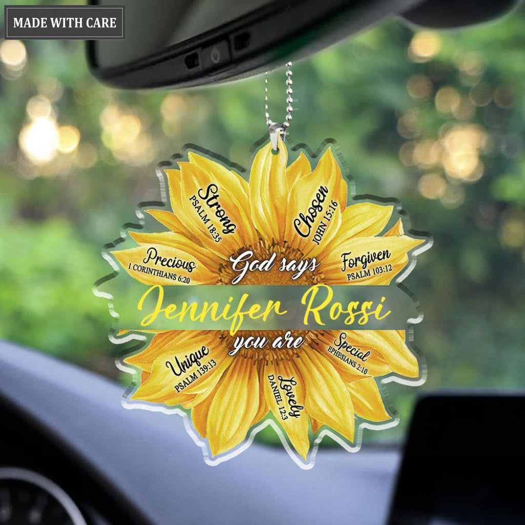 Personalized God Says You Are Ornament