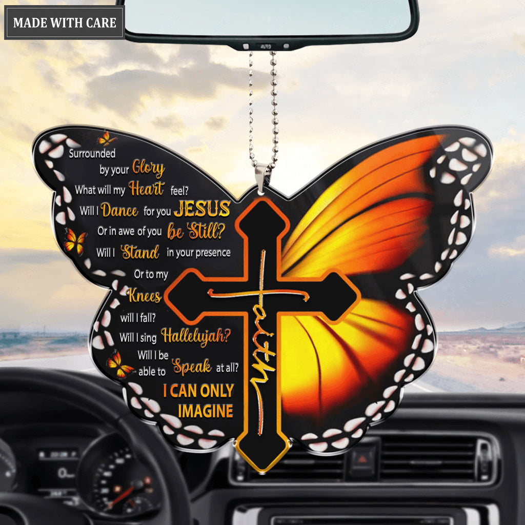 Butterfly Love Surrounded By The Glory Ornament