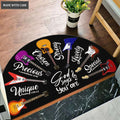 Guitar God Says You Are Shaped Doormat