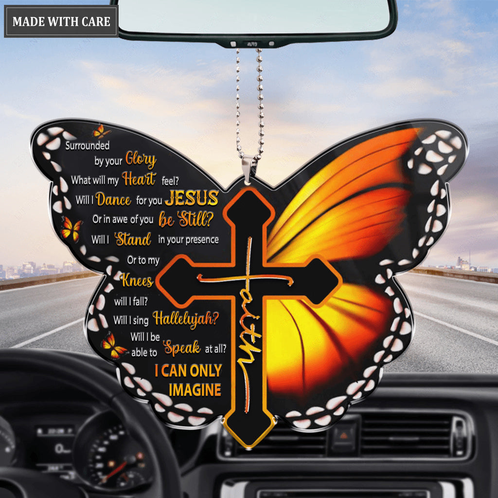 Butterfly Love Surrounded By The Glory Ornament