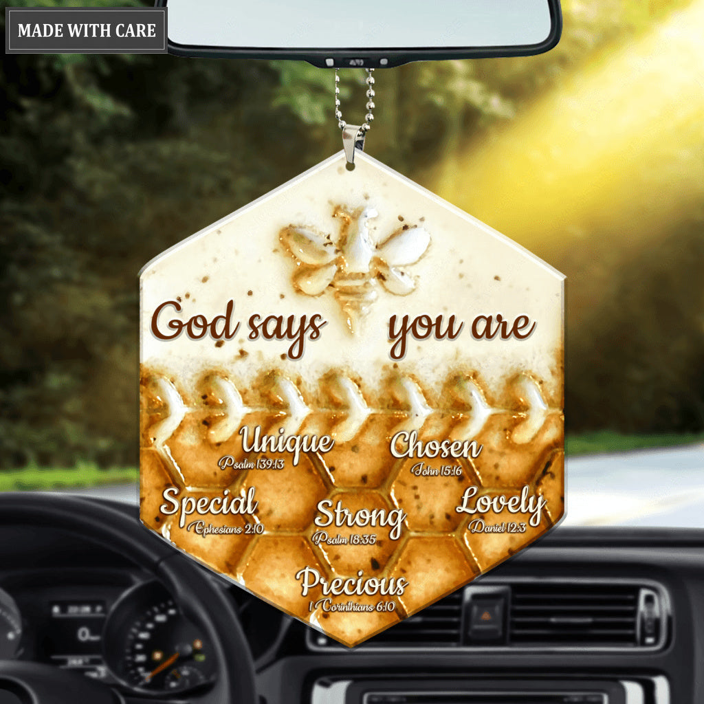 Honeybee God Says You Are Ornament