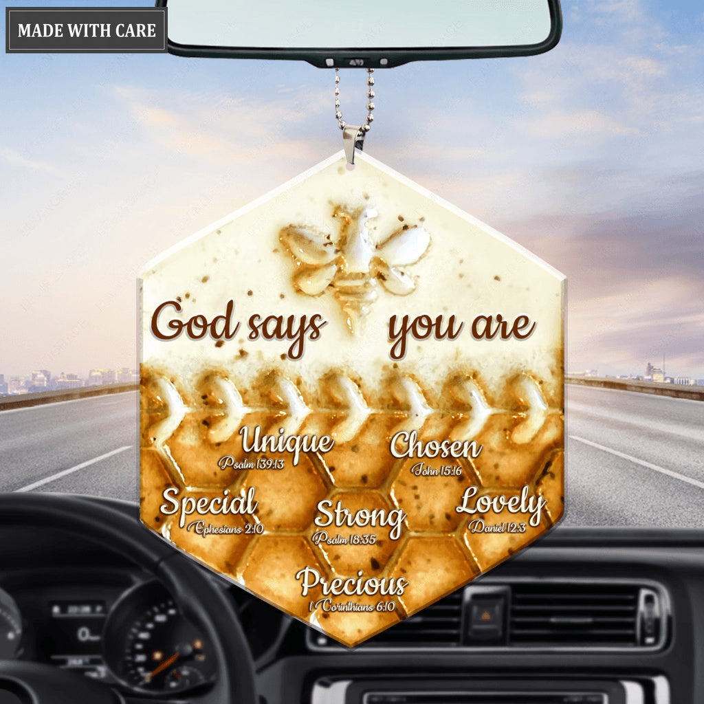 Honeybee God Says You Are Ornament
