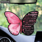 Butterfly Surrounded By Your Glory Pink Ornament