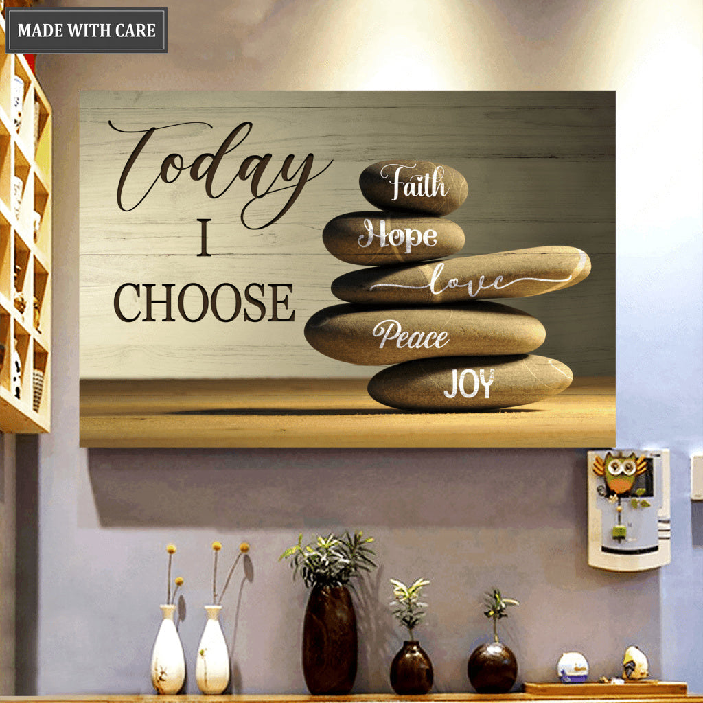Today I Choose Good Things Wall Art