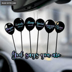 Love Balloons God Says You Are Ornament
