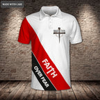 Slash Faith Over Fear Mu God Polo Shirt