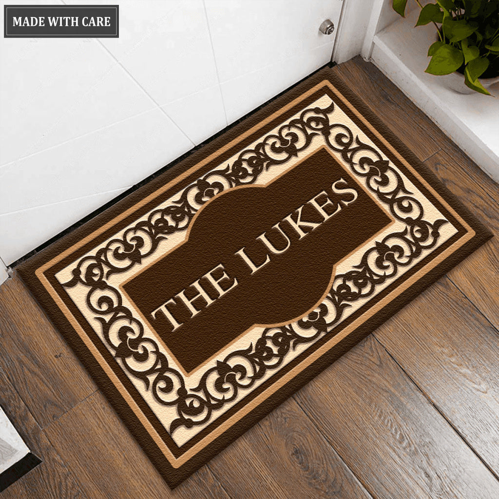 Classic Design Personalized Doormat