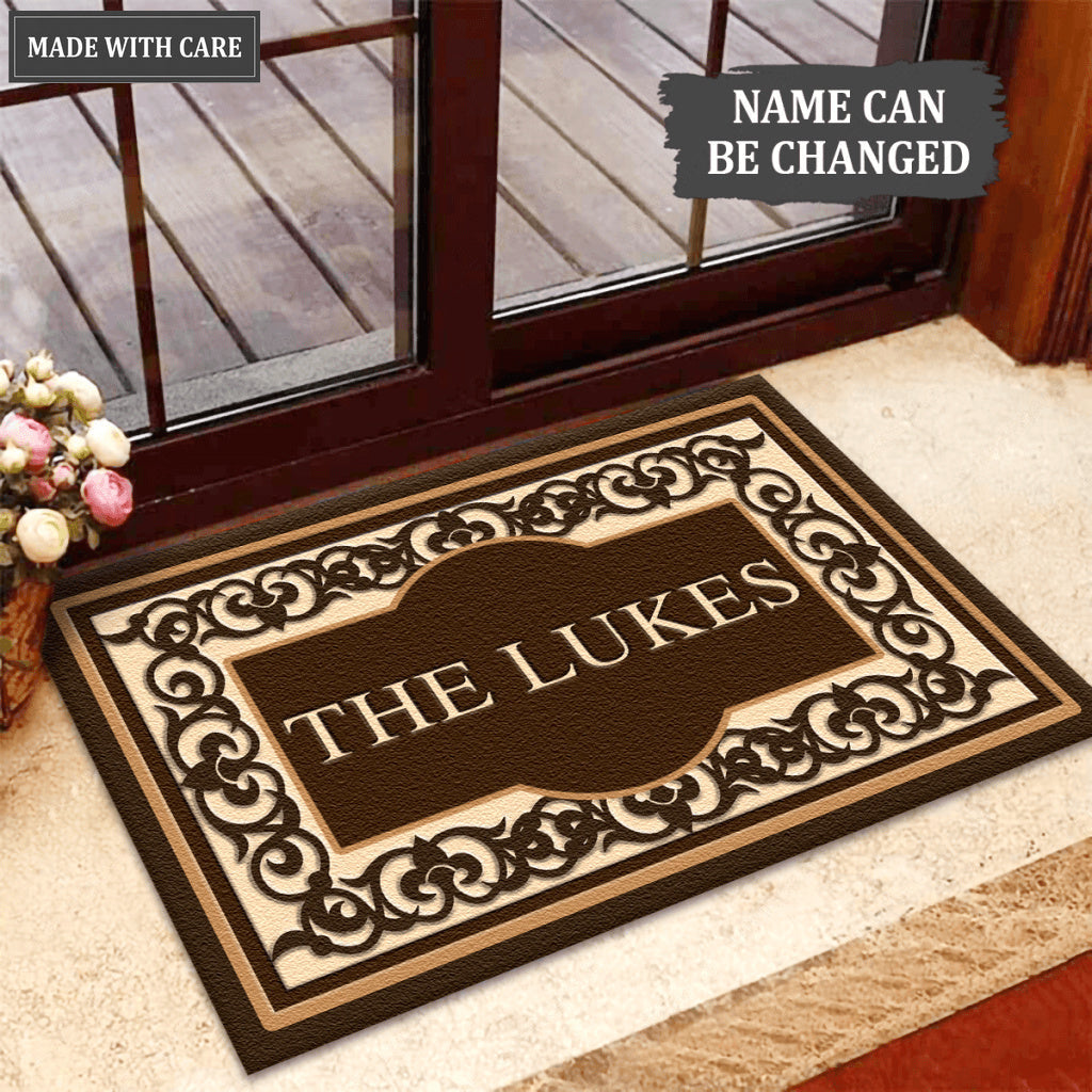 Classic Design Personalized Doormat