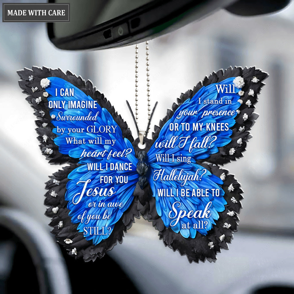 Perfect Blue Butterfly By The Glory Ornament
