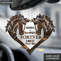 Mother And Daughter Hologram Horses Personalized Ornament