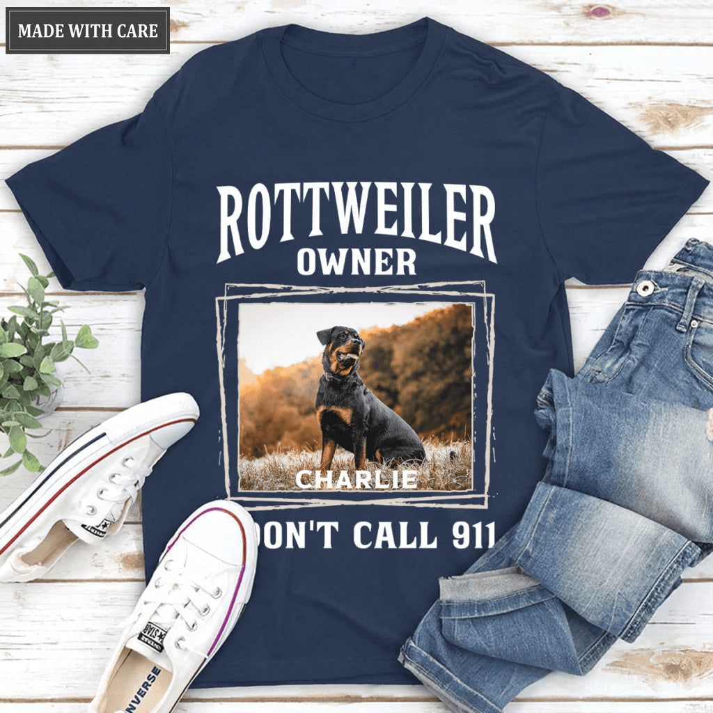 Rottweiler owner - Personalized Custom Unisex T-Shirt