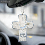 Dove and Cross As For Me And My House Ornament