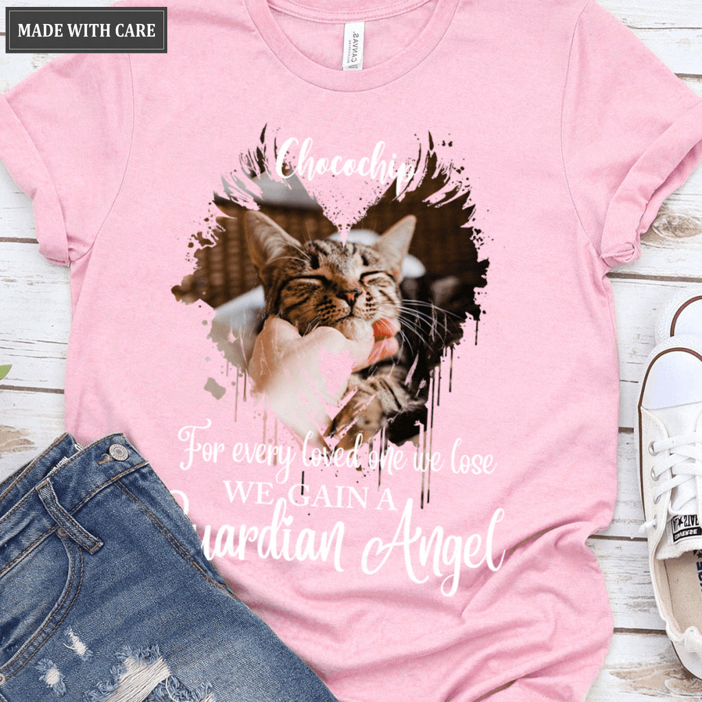 We Gain A Guardian Angel - Personalized Custom Unisex T-Shirt
