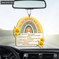 Rainbow Flower Surrounded By Glory Ornament