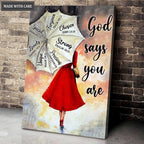 God Says You Are Chosen, Special...Wall Art