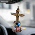 Bluebird Guitar Cross Faith Ornament