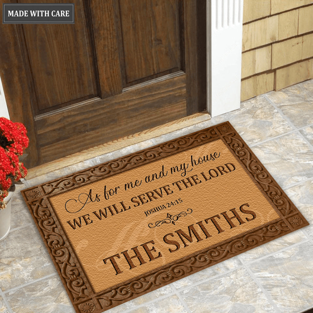 Personalized Family Doormat