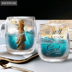 Jesus Give Me Your Hand Be Still And Know That Doubled-Wall Mug