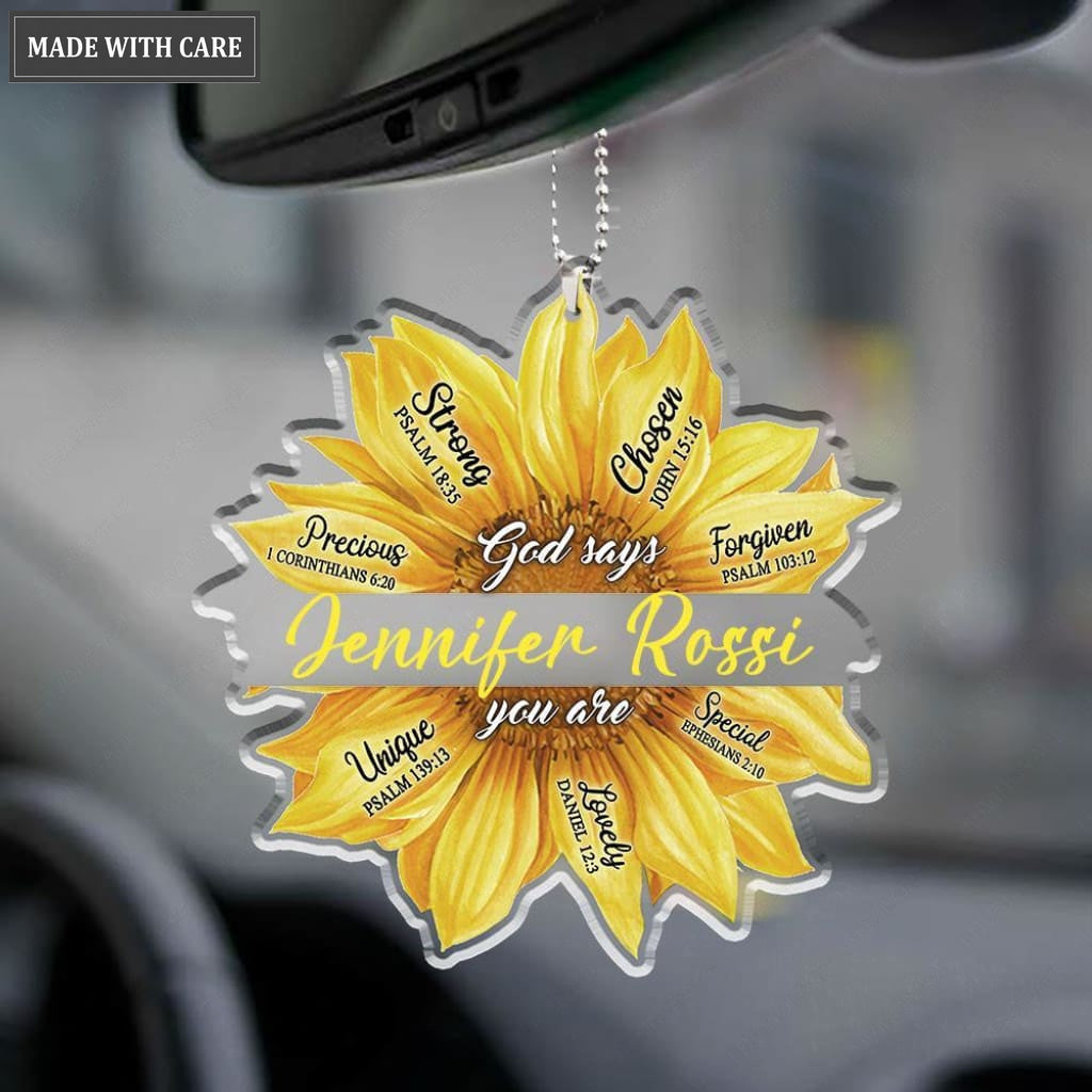 Personalized God Says You Are Ornament