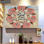 Seashell God Says You Are Wall Art