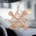 Violin God Says You Are Snowflake Ornament