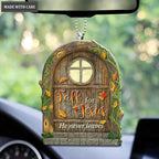 Fairy Door Fall For Jesus He Never Leaves Ornament