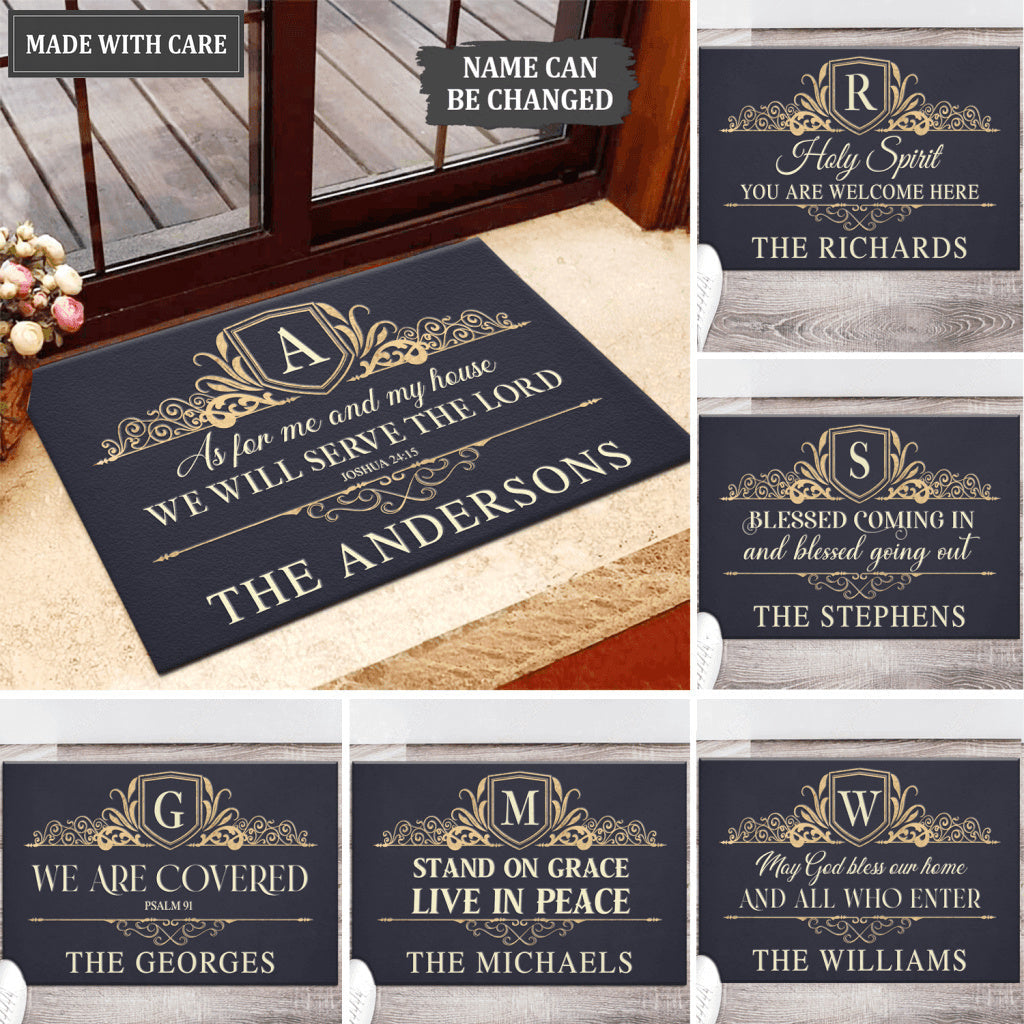 Personalized Monogram Luxury Doormat
