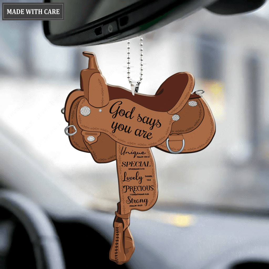 Saddle God Says You Are Ornament