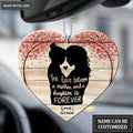 Love Between Mother And Daughter Silhouette Personalized Ornament