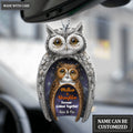 Owls Mother And Daughter Forever Linked Together Personalized Ornament