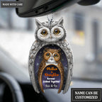 Owls Mother And Daughter Forever Linked Together Personalized Ornament
