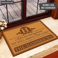 Luvingrace M81 Decorative Monogram Collection As For My House Personalized Doormat
