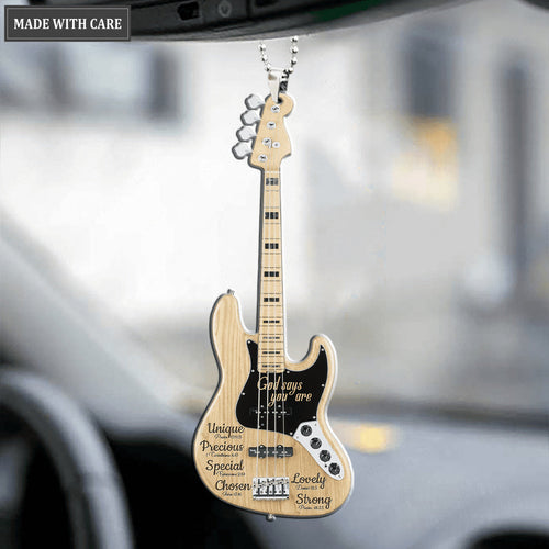 Bass Guitar God Says You Are Ornament