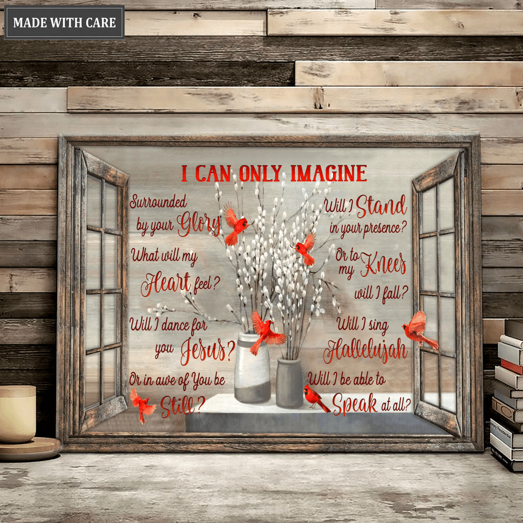 Will I Dance For You Jesus Red Cardinal Wall Art
