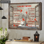 Will I Dance For You Jesus Red Cardinal Wall Art