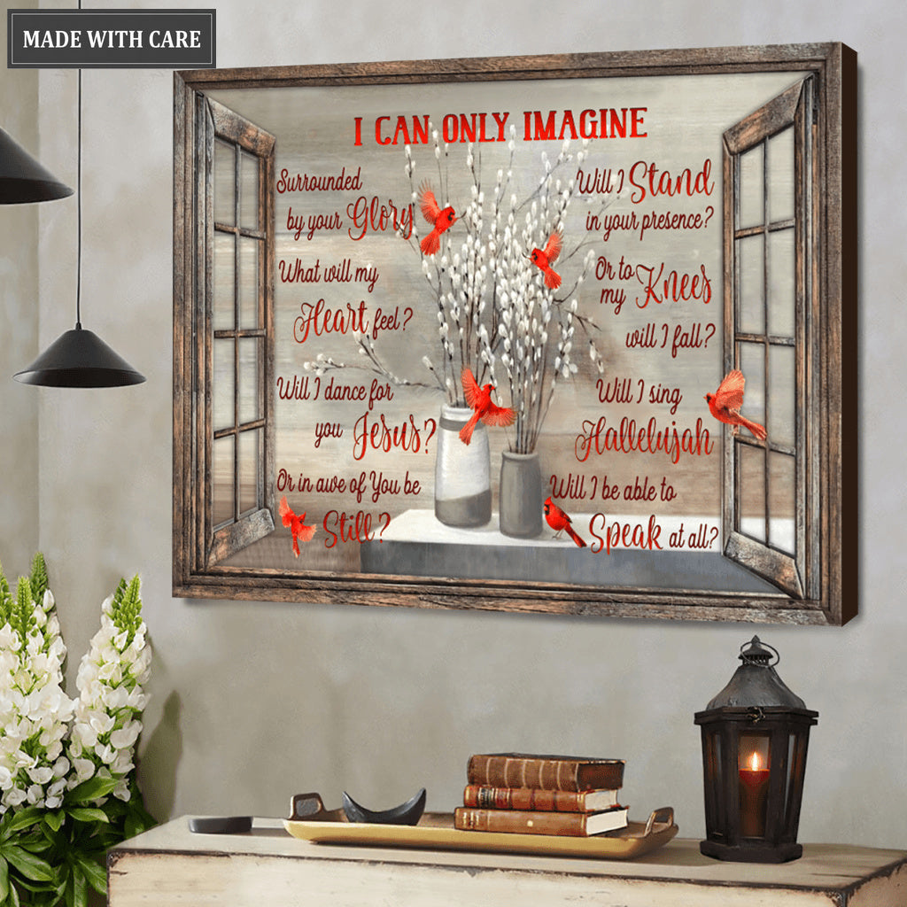 Will I Dance For You Jesus Red Cardinal Wall Art