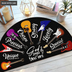Guitar God Says You Are Shaped Doormat