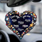 Love Guitar Heart God Says You Are Ornament