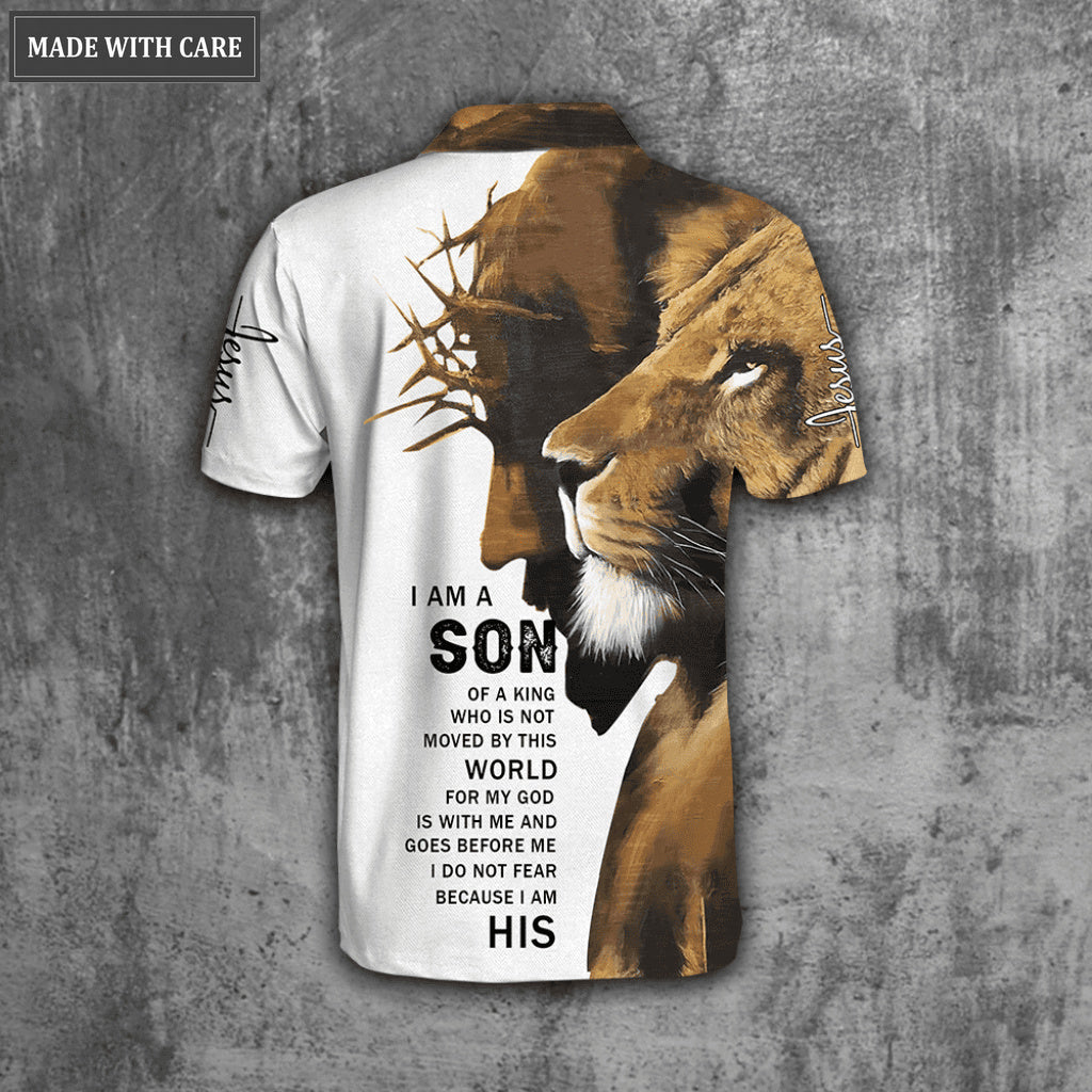 Lion Son Of The King Polo Shirt