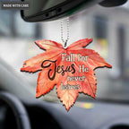 Fall For Jesus Maple Leaf Ornament