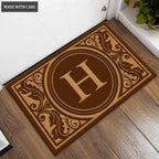 Custom Initial Monogram Welcome Doormat