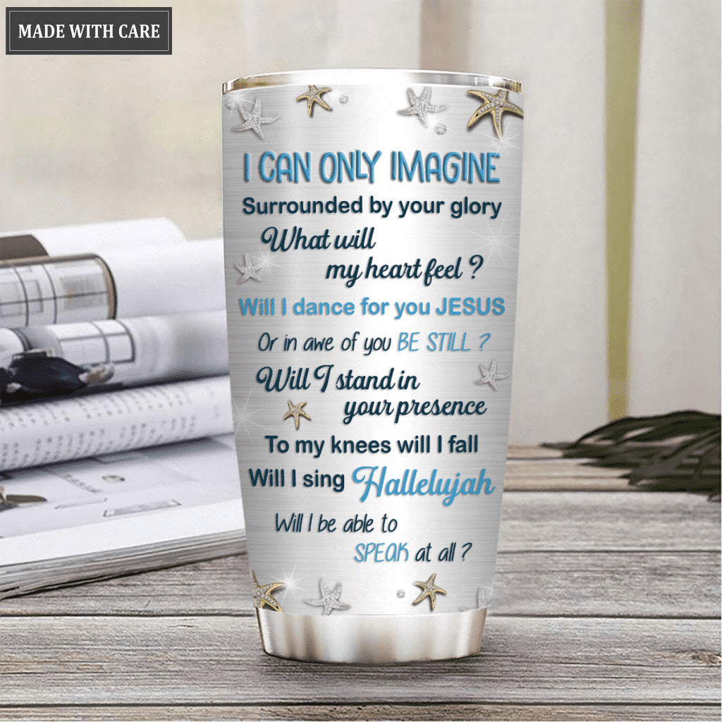 Personalized Turtle Will I Stand in Your Presence Tumbler