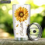 Sunflower Will I Sing Hallelujah Personalized Tumbler