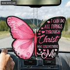 Butterfly I Can Do All Things Through Christ Ornament